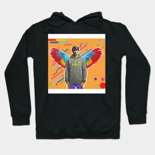 Winged Man - Zine Culture Hoodie